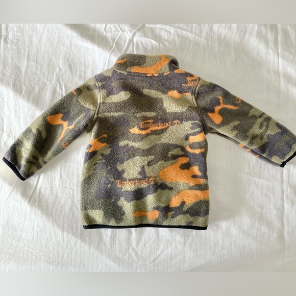 Timberland fleece sweater size 12mos - Picture 2 of 3